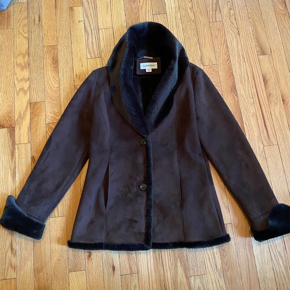 Women’s Calvin Klein Faux Fur Coat